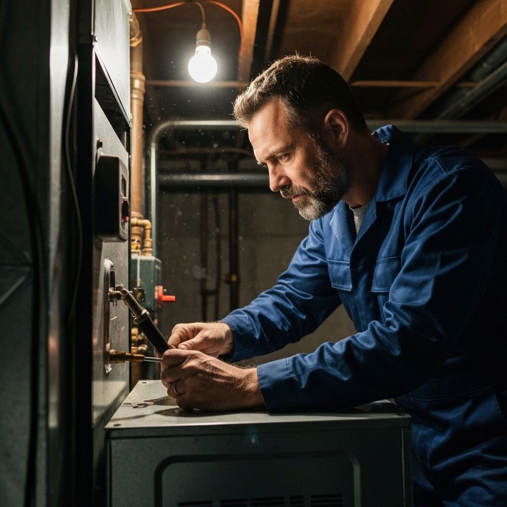 Furnace repair technician