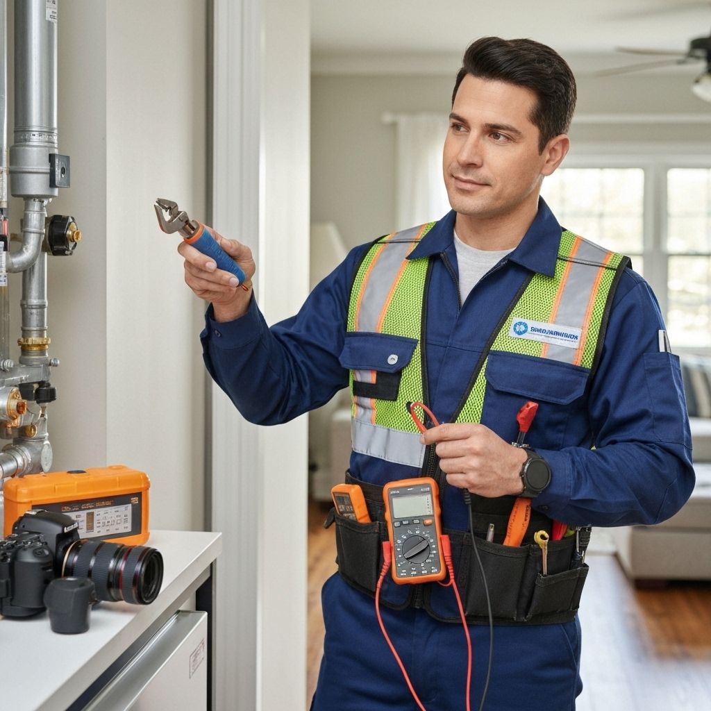 Professional HVAC technician